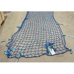 Fallsikringsnett GSV 2,0 x 9,21 m. Maskevidde 100 mm.